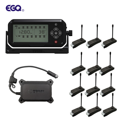 12 휠 트럭 TPMS 번들 센서 433.92MHz 12mA는 혈압측정 체제 203 Psi를 지치게 합니다