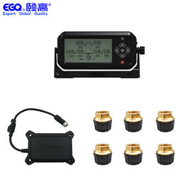 LCD RV 타이어 공기압 측정 시스템 차 TPMS 시스템 ACC 입력 RS232 출력