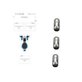 자전거를 위해 3 Wheeler 타이어 압력 센서 장치 120 Psi BLE 자전거 TPMS를 향하세요