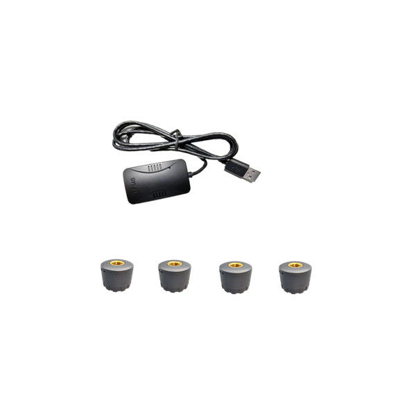 120 Psi 태양 동력이 공급된 TPMS 8V1 외부 스레드 태양 타이어 공기압 측정 시스템